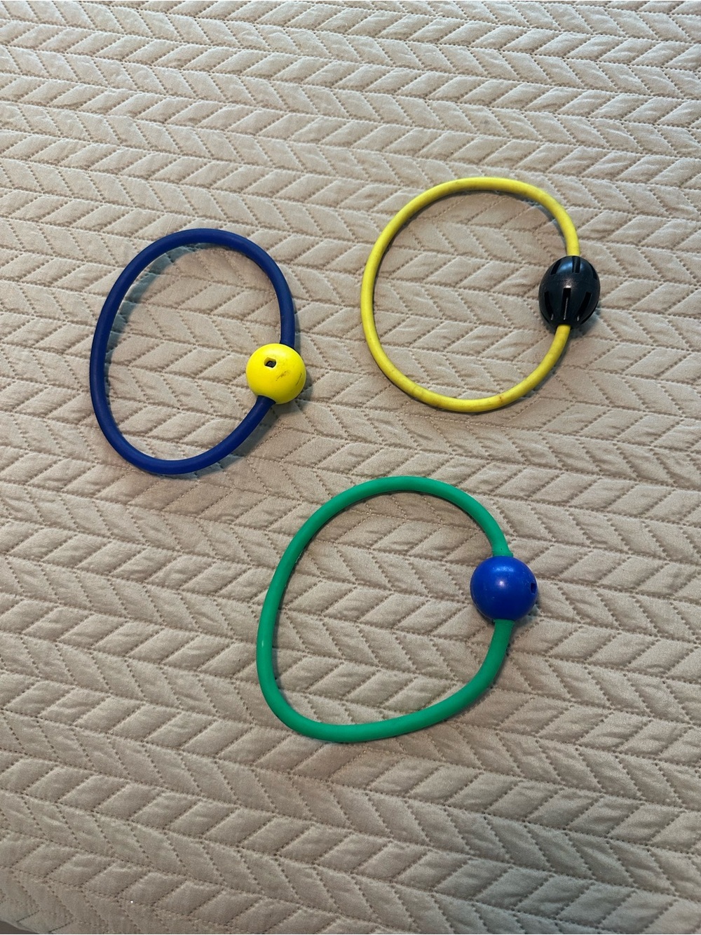 Scuba tank “tank bangers”- Assorted Blue, Yellow, Green